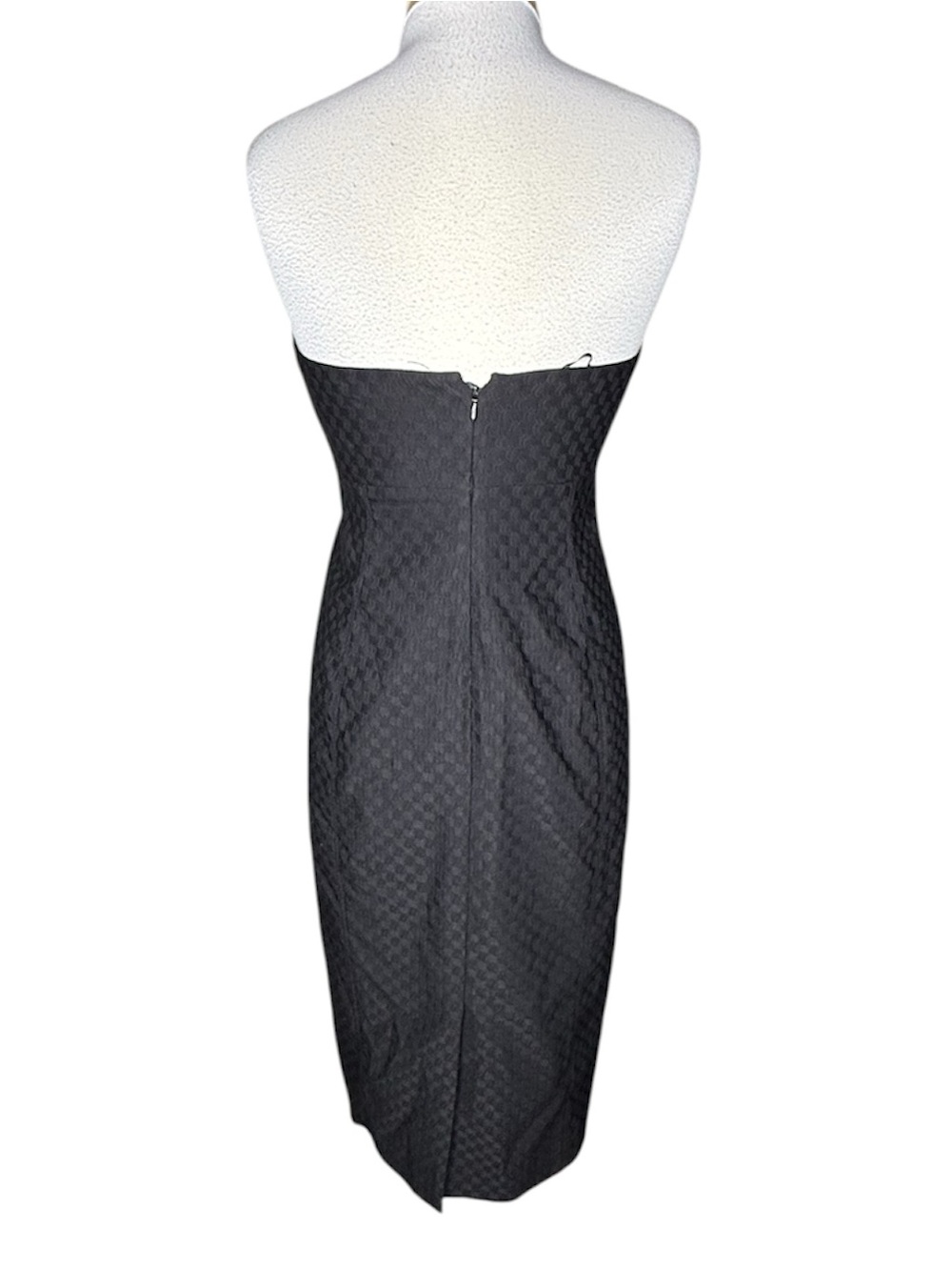 J. Crew Strapless dress in stretch matelasse NWT - Picture 3 of 5